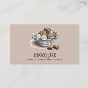 Carte De Visite Bonbons au chocolat et confections de truffes