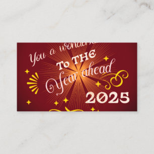Carte De Visite Bonne année 2025