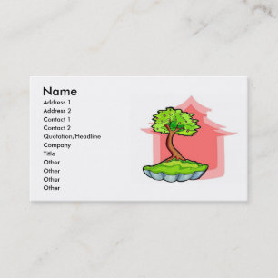 Carte de visite Bonsai Tree