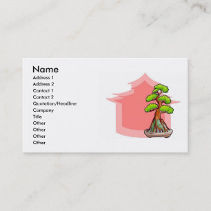 Carte de visite Bonsai Tree