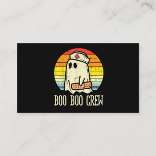 Carte De Visite Boo Boo Équipement Infirmière Halloween Pour Infir