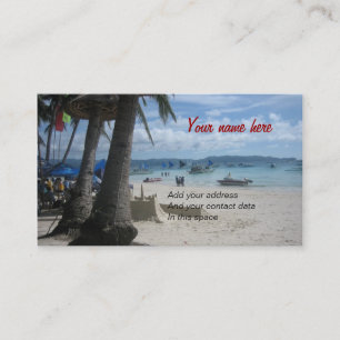 Carte De Visite Boracay