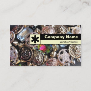 Carte De Visite Bord étiqueté - Bling de marché aux puces