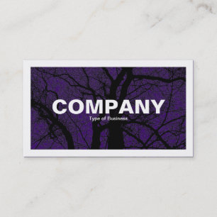 Carte De Visite Bordé - Arbre - Violet profond
