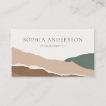 Bordure Abstraite de torn Pastel Mountain