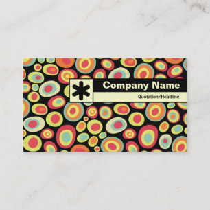 Carte De Visite Bordure étiquetée - Abstrait 220213