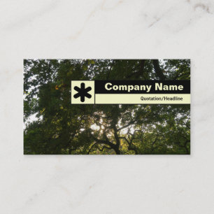 Carte De Visite Bordure étiquetée - Branches japonaises 04