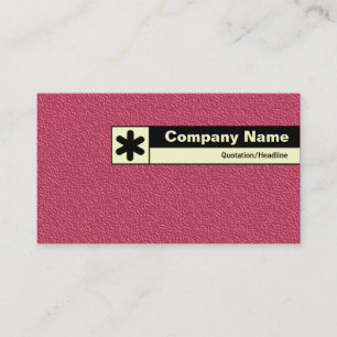 Carte De Visite Bordure Étiquetée - Tex Gaufre Écarlate