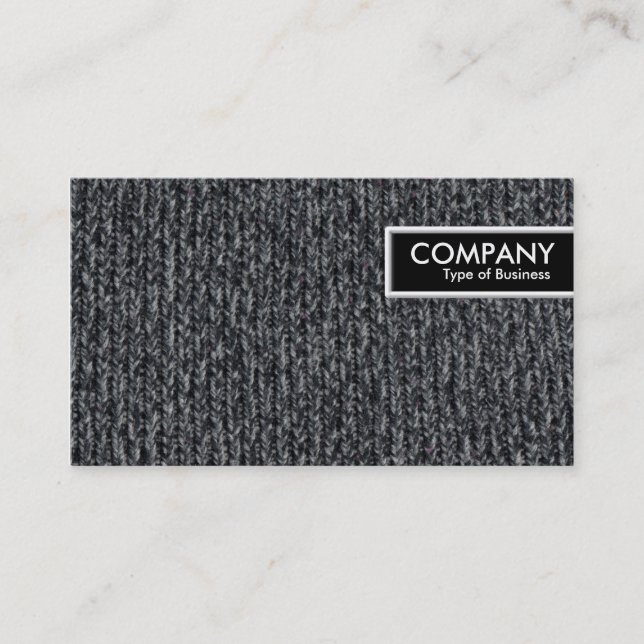 Carte De Visite Bordure - Pull en laine 02 (Devant)