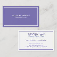 Bordure simple et réversible violet et blanc