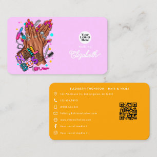 Carte De Visite Boss de clou afro-américain