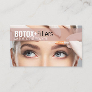 Carte De Visite Botox Fillers Plastic Surgery 