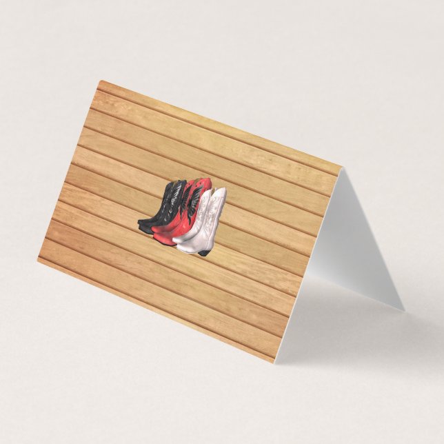 Carte De Visite Bottes de pays de PIÈCE EN T (Dos)