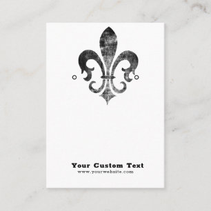 Carte De Visite Boucles de bijoux ・ Fleur De Lis Français