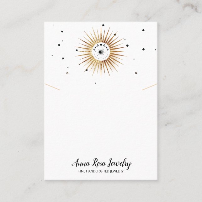 Carte De Visite *~* Boucles d'oreilles personnalisées en logo QR B (Devant)