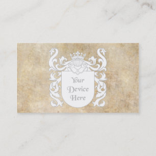 Carte De Visite Bouclier héraldique personnalisable