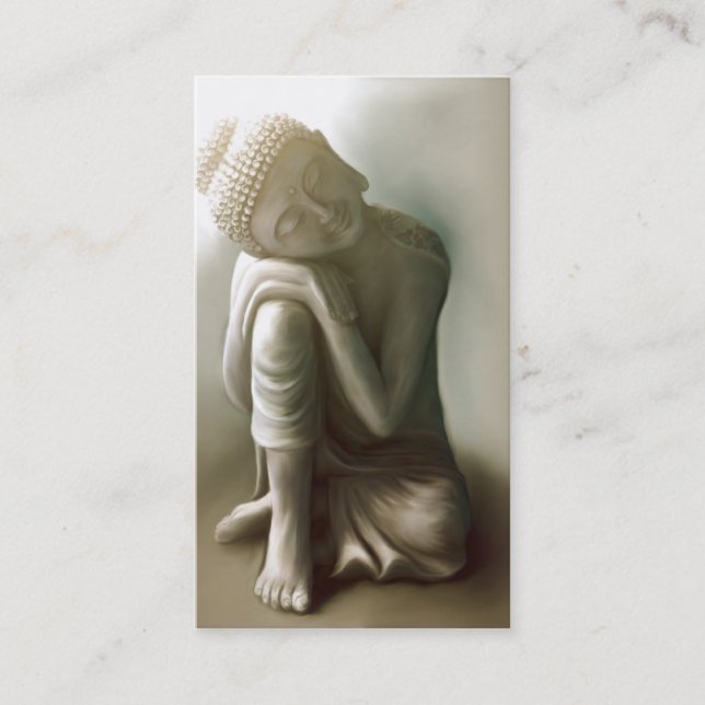 Carte De Visite Bouddha dormant (Devant)