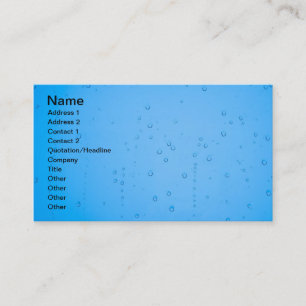 Carte De Visite Boues d'eau