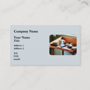 Carte De Visite Boug rasage, rasoir et brosses