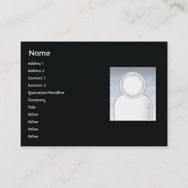 Carte De Visite Bougies - potelées (Devant)