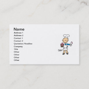 Carte De Visite Boulanger masculin