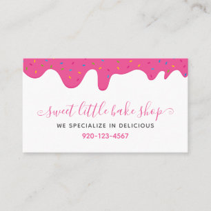 Carte De Visite Boulangerie Boulangerie Frosting Driving Sprinking
