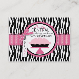 Carte De Visite Boulangerie chic de tarte de boutique
