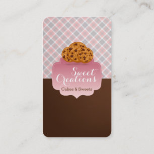Carte De Visite Boulangerie Cookies Sucré