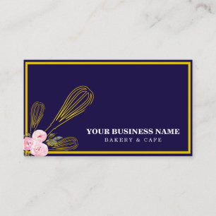 Carte De Visite Boulangerie Cuillère D'or Moderne