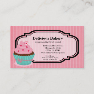 Carte De Visite Boulangerie Cupcake