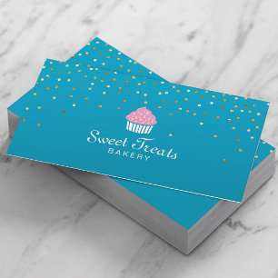 Carte De Visite Boulangerie Cupcake Sweet Traitements Confetti Tur