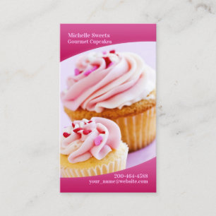 Carte de visite boulangerie Cupcakes