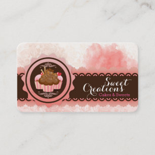 Carte De Visite Boulangerie Cupcakes Sweet Business