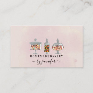 Carte De Visite Boulangerie de bonbons au chocolat friandises