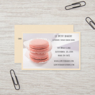Carte De Visite Boulangerie de champagne Baker Pâtisserie Chef Pin