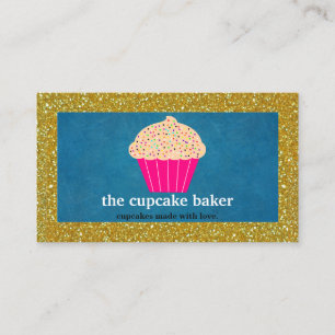 Carte De Visite Boulangerie de Cupcake moderne Pâtisserie Chef Res