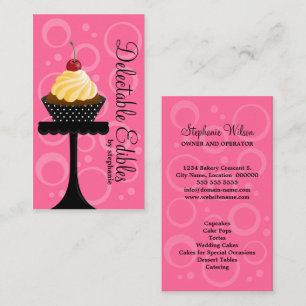 Carte De Visite Boulangerie de petit gâteau