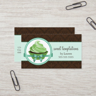 Carte De Visite Boulangerie en bon état de petit gâteau et de