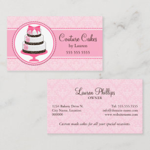 Carte De Visite Boulangerie faite sur commande de gâteau de