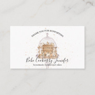 Carte De Visite Boulangerie Gâteaux Biscuits