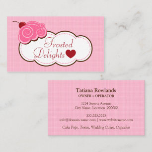 Carte De Visite Boulangerie givrée lunatique