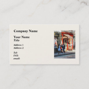 Carte De Visite boulangerie Greenwich Village