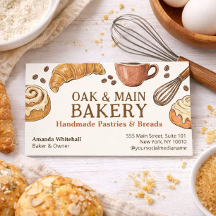 Carte de Visite Boulangerie Pâtisserie Artisanale 