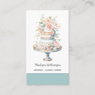 Carte De Visite Boulangerie Pâtisserie de fête Gâteaux Chef Trai