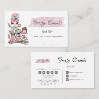 Carte De Visite Boulangerie Pâtisserie Sucres CupcakesCarte de
