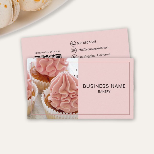 Carte De Visite Boulangerie personnalisée (Create your own personalized bakery business card)