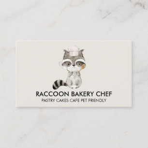 Carte De Visite Boulangerie Raton laveur