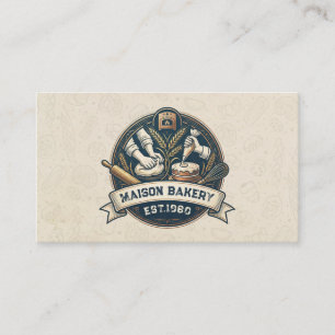 Carte De Visite Boulangerie Rurale Boutique Pâtisserie Dessert Suc