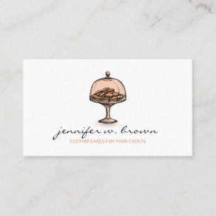 Carte De Visite Boulangerie rustique Rétro Confiserie Pâtisserie M