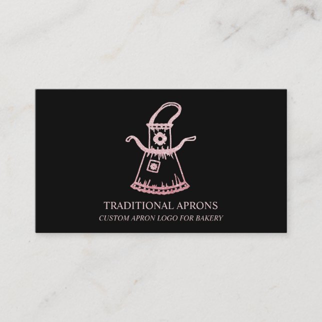 Carte De Visite Boulangerie traditionnelle à tablier (Devant)